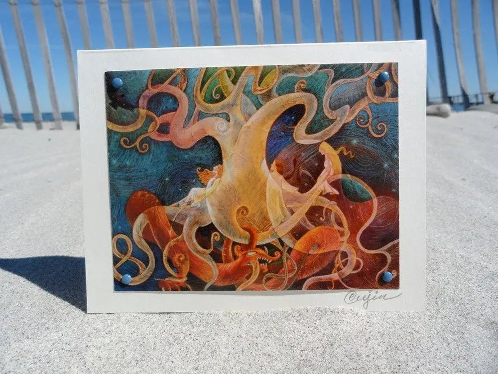 Norse Dragon, greeting Card - Uni-T