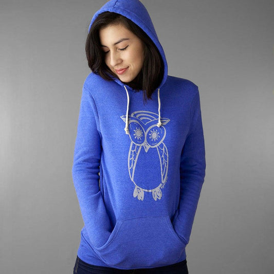 Stylish Unisex Hoodie with Owl Design - Uni-T