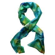 Oblong Silk Scarf - Ocean Glory