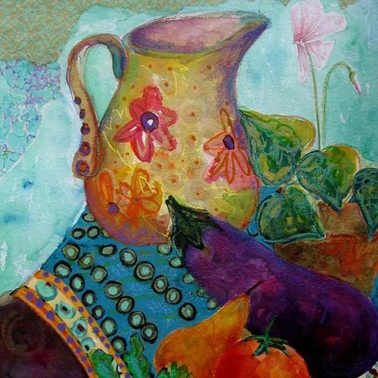 On the Gypsy Scarf - Giclee Print - Uni-T