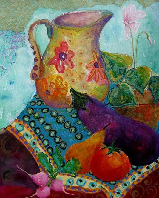 On the Gypsy Scarf - Giclee Print - Uni-T