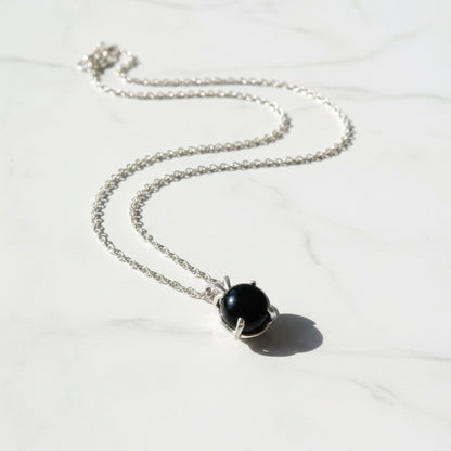 Onyx Pendant Necklace***