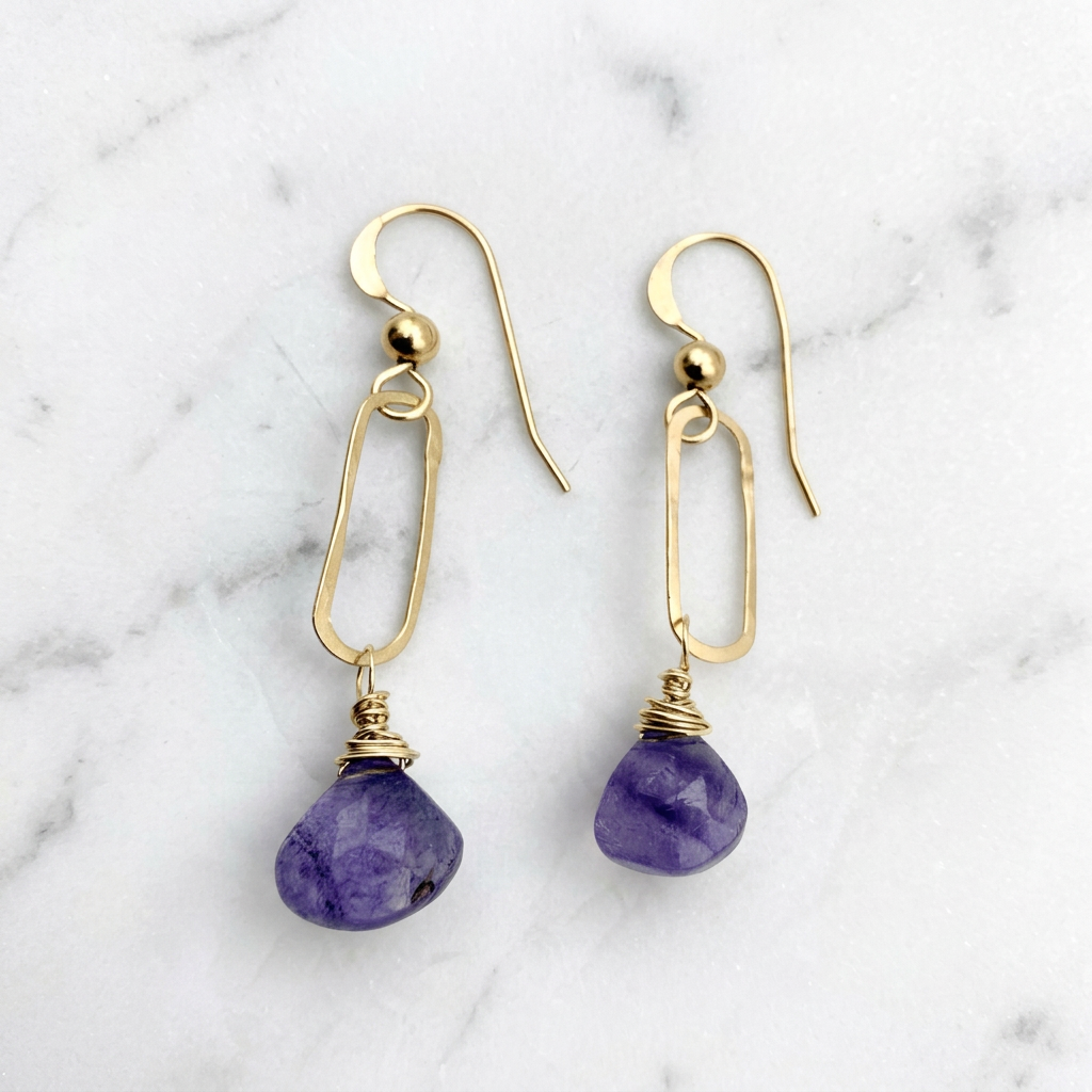 Paperclip Link Earrings