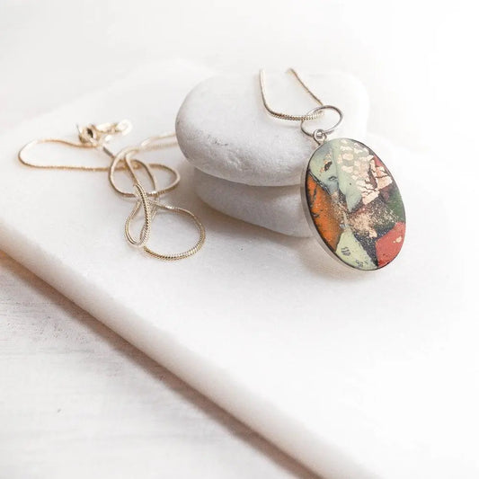 Polymer Clay  Pendant Necklace - Uni-T