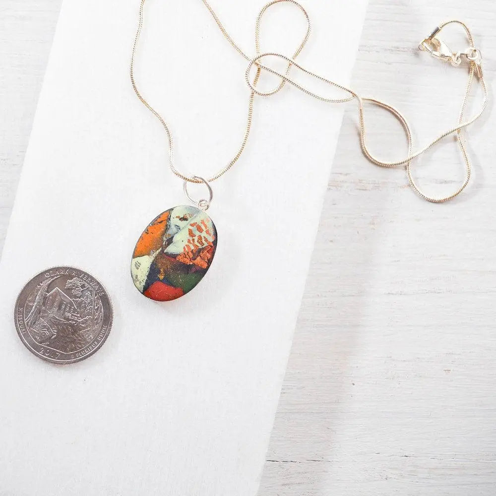 Polymer Clay  Pendant Necklace - Uni-T