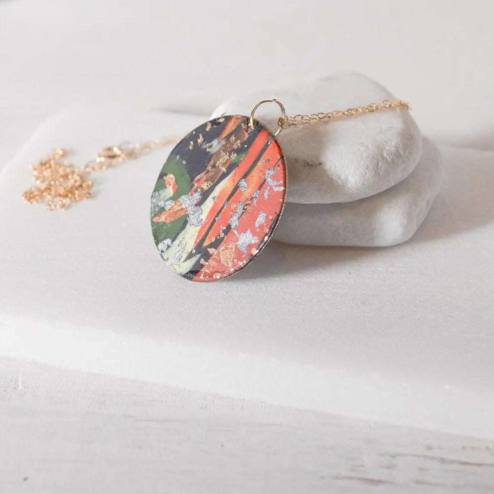 Polymer Clay  Pendant Necklace - Uni-T