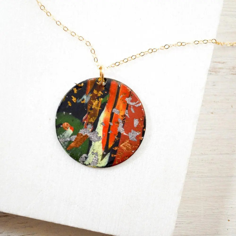 Polymer Clay  Pendant Necklace - Uni-T