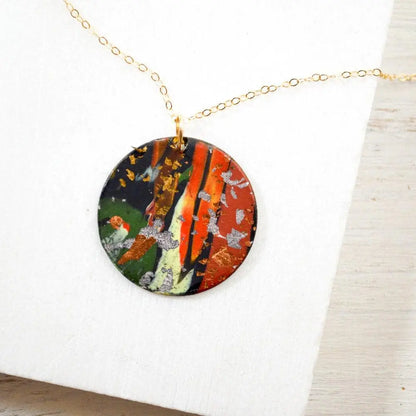 Polymer Clay  Pendant Necklace - Uni-T
