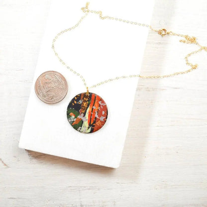 Polymer Clay  Pendant Necklace - Uni-T