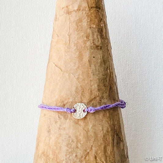 Precious Metal Clay Silver or Bronze Button Slip Knot Bracelets - Uni-T