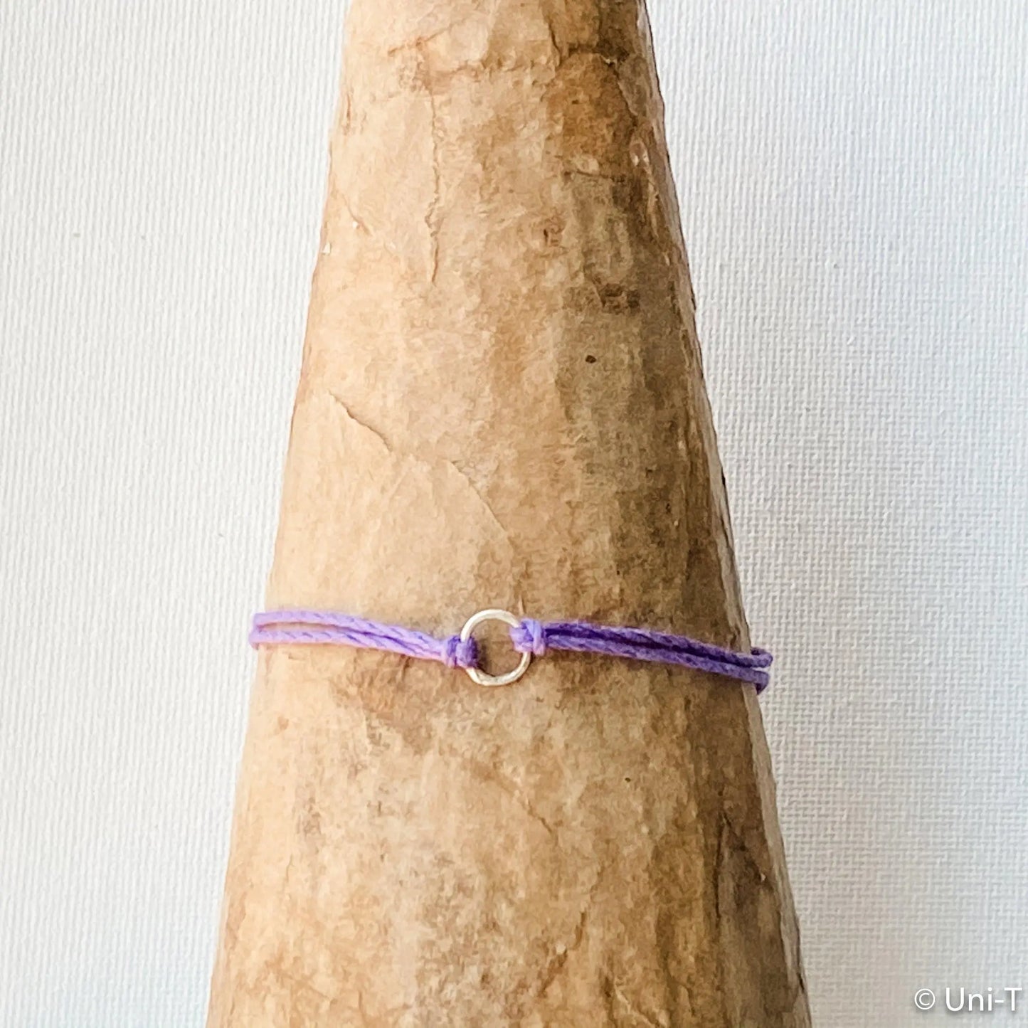 Precious Metal Clay Silver or Bronze Button Slip Knot Bracelets - Uni-T