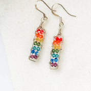 Rainbow Crystal Earrings