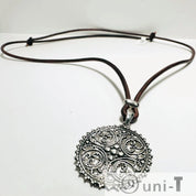 Silver Filigree Medallion Necklace* Janine Design