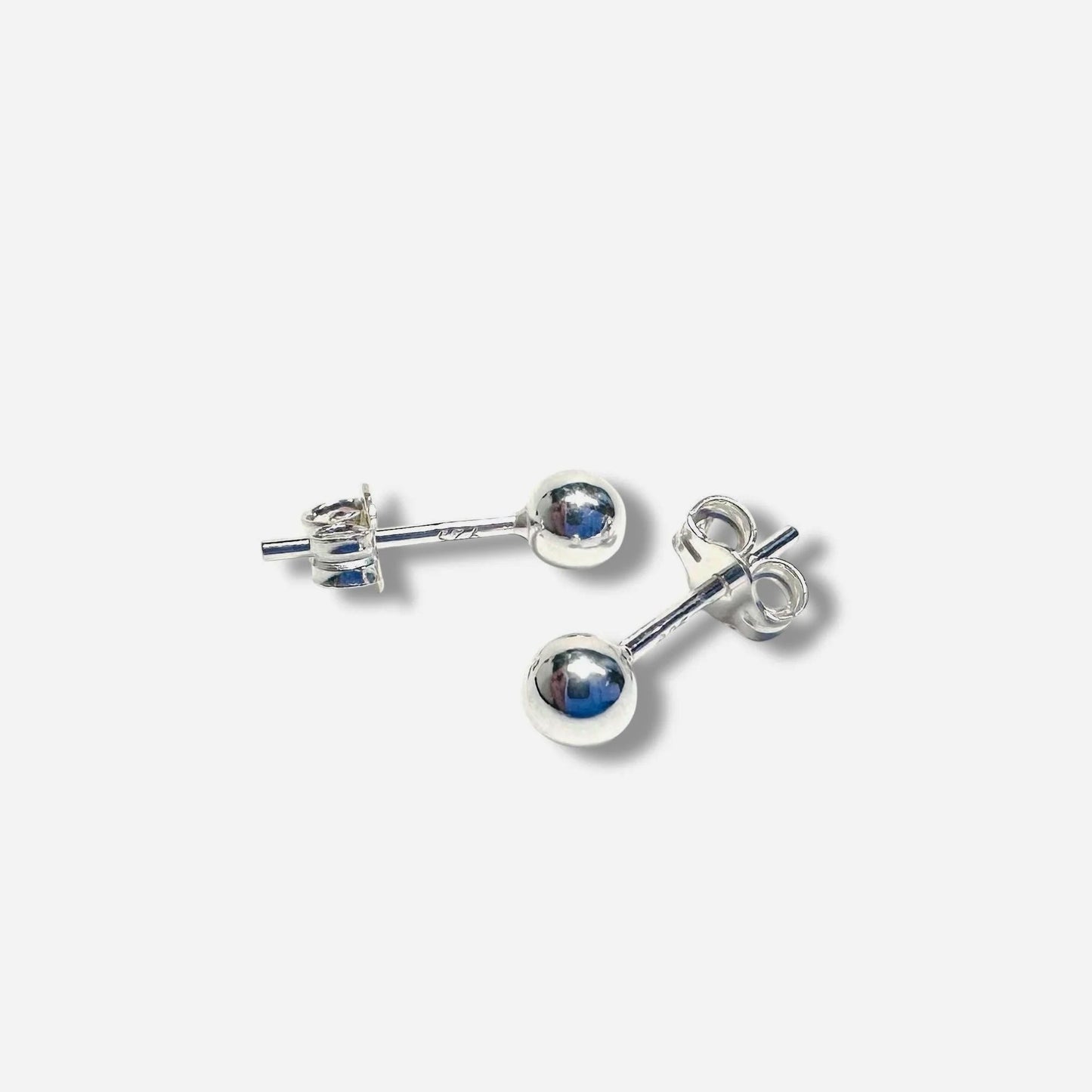 Silver Ball Studs/Silver Stud Earrings*