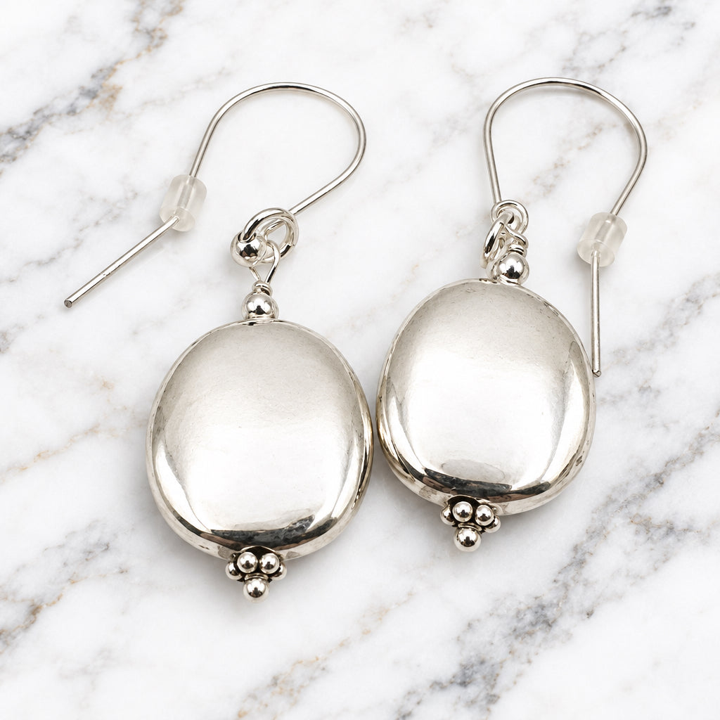 Vintage Silver Coin Earrings