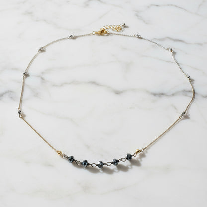 Gold and Silver Dainty Chain Necklace*