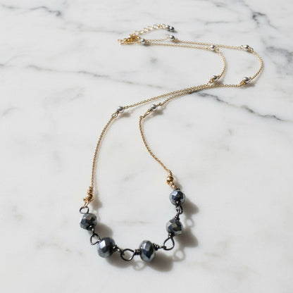 Gold and Silver Dainty Chain Necklace*