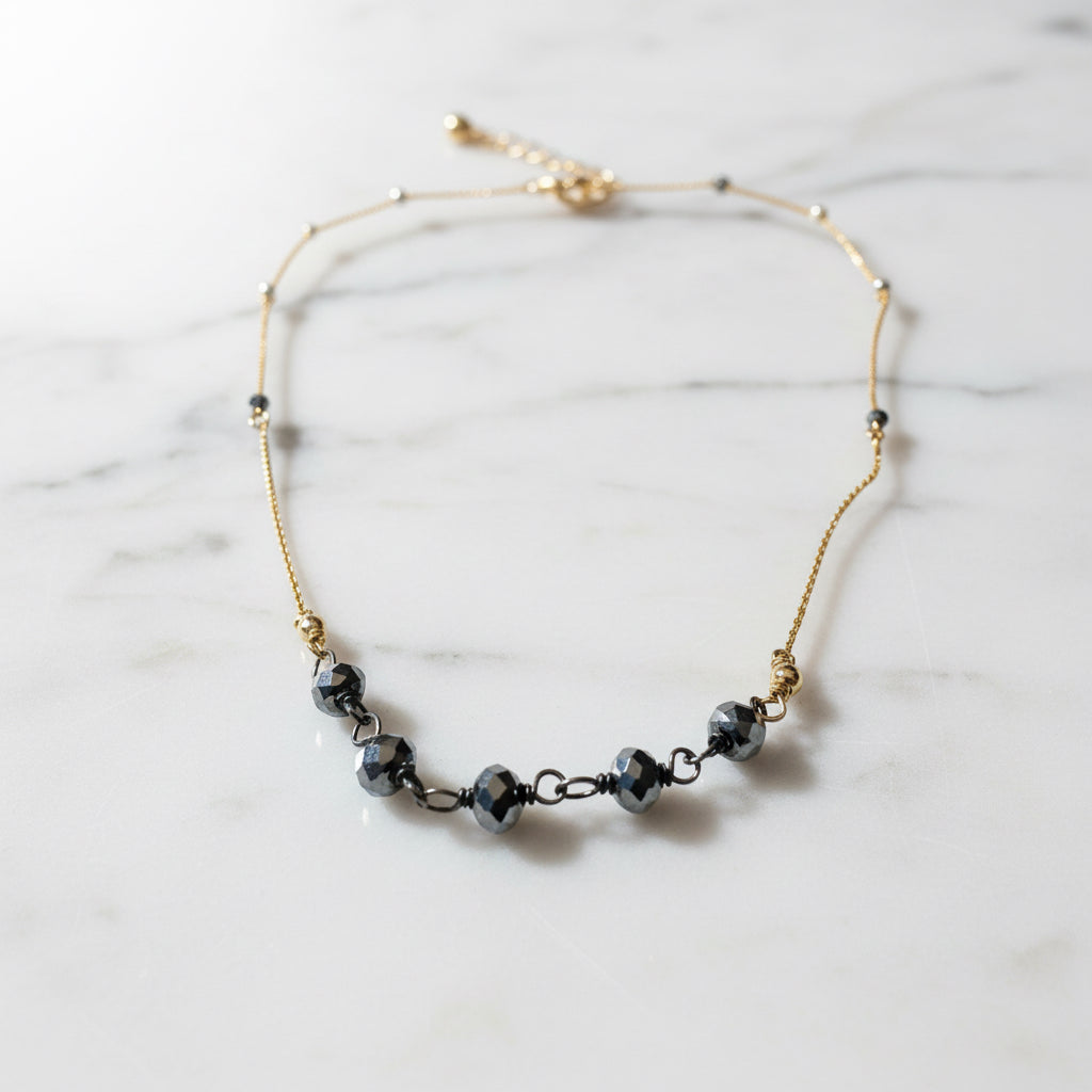 Gold and Silver Dainty Chain Necklace*