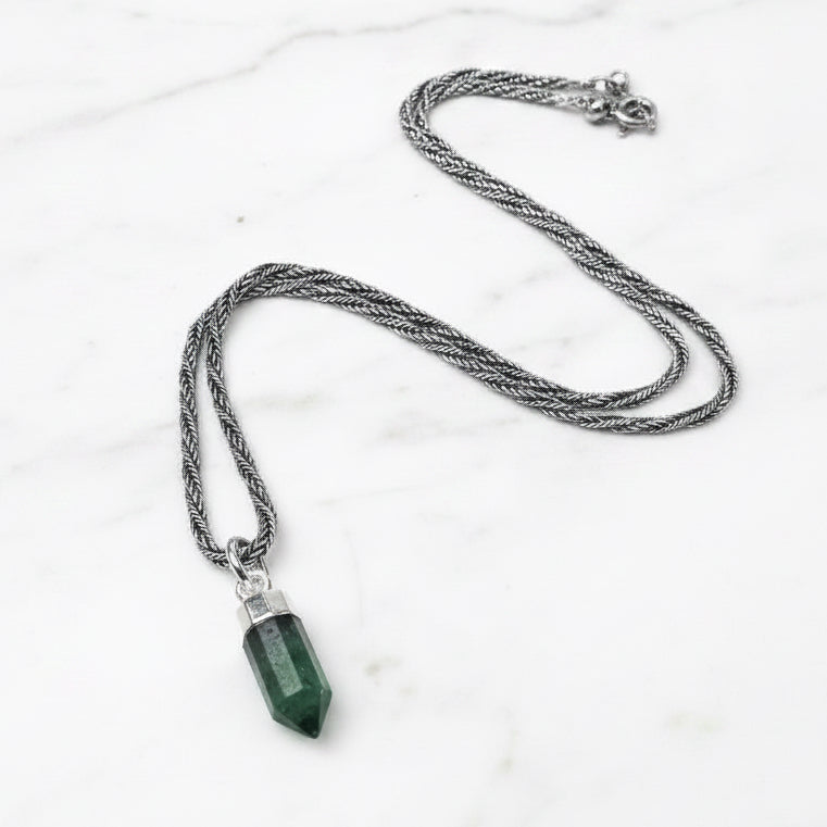 Labradorite Point Necklace