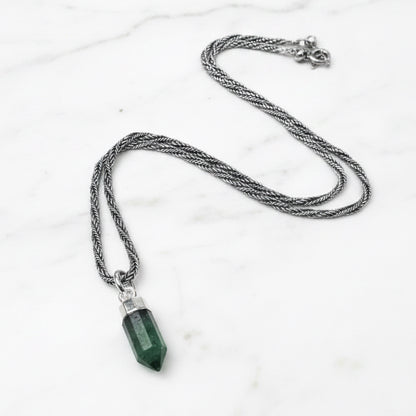 Labradorite Point Necklace