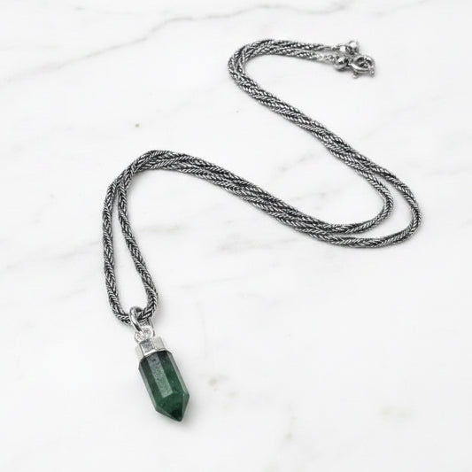 Labradorite Point Necklace