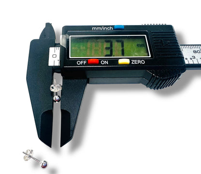 Silver Ball Studs/Silver Stud Earrings*