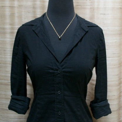 Smoky Quartz on Gold Filled Chain - Uni-T