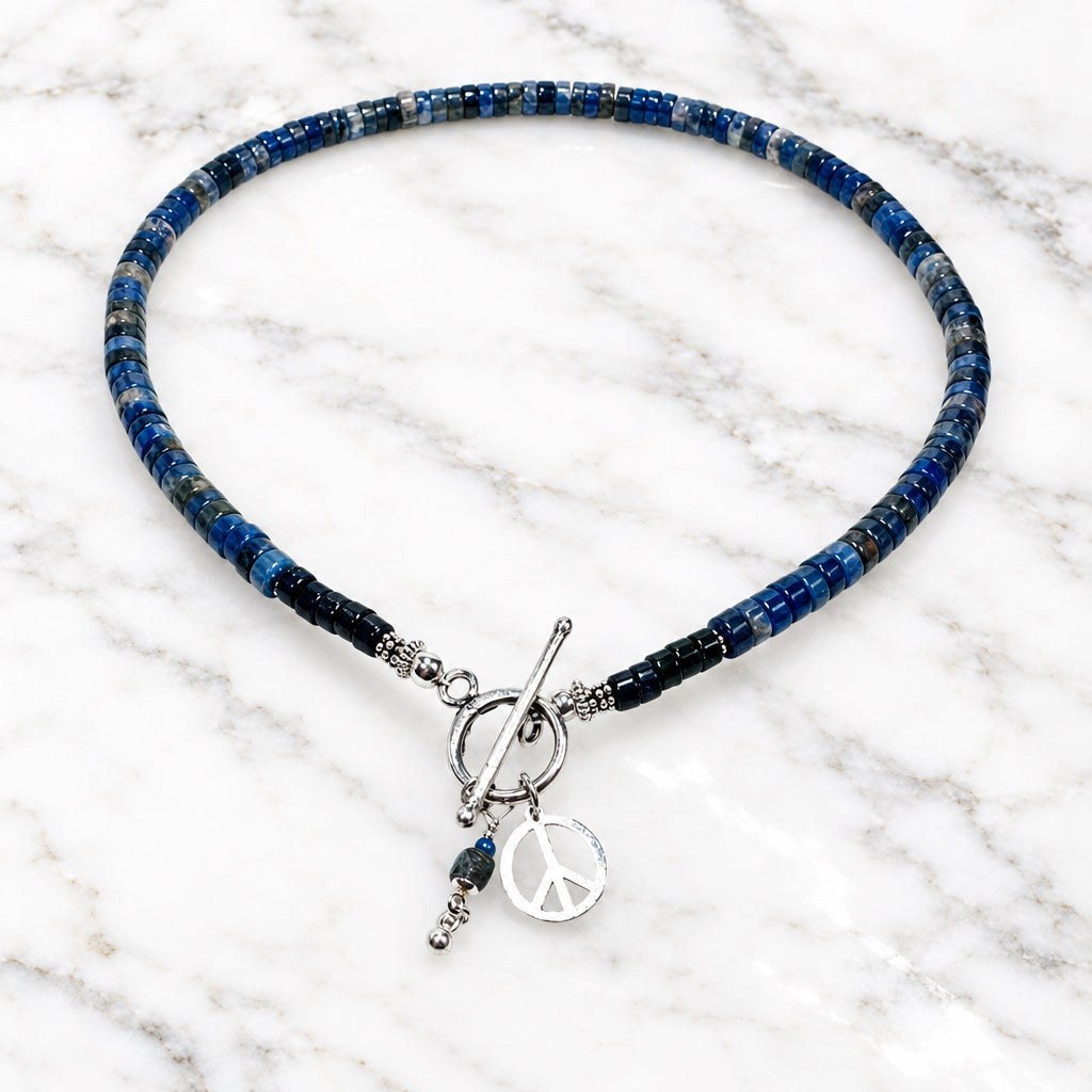 Gemstone Peace Necklace