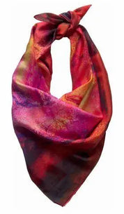 Square Silk Scarf - Buddha