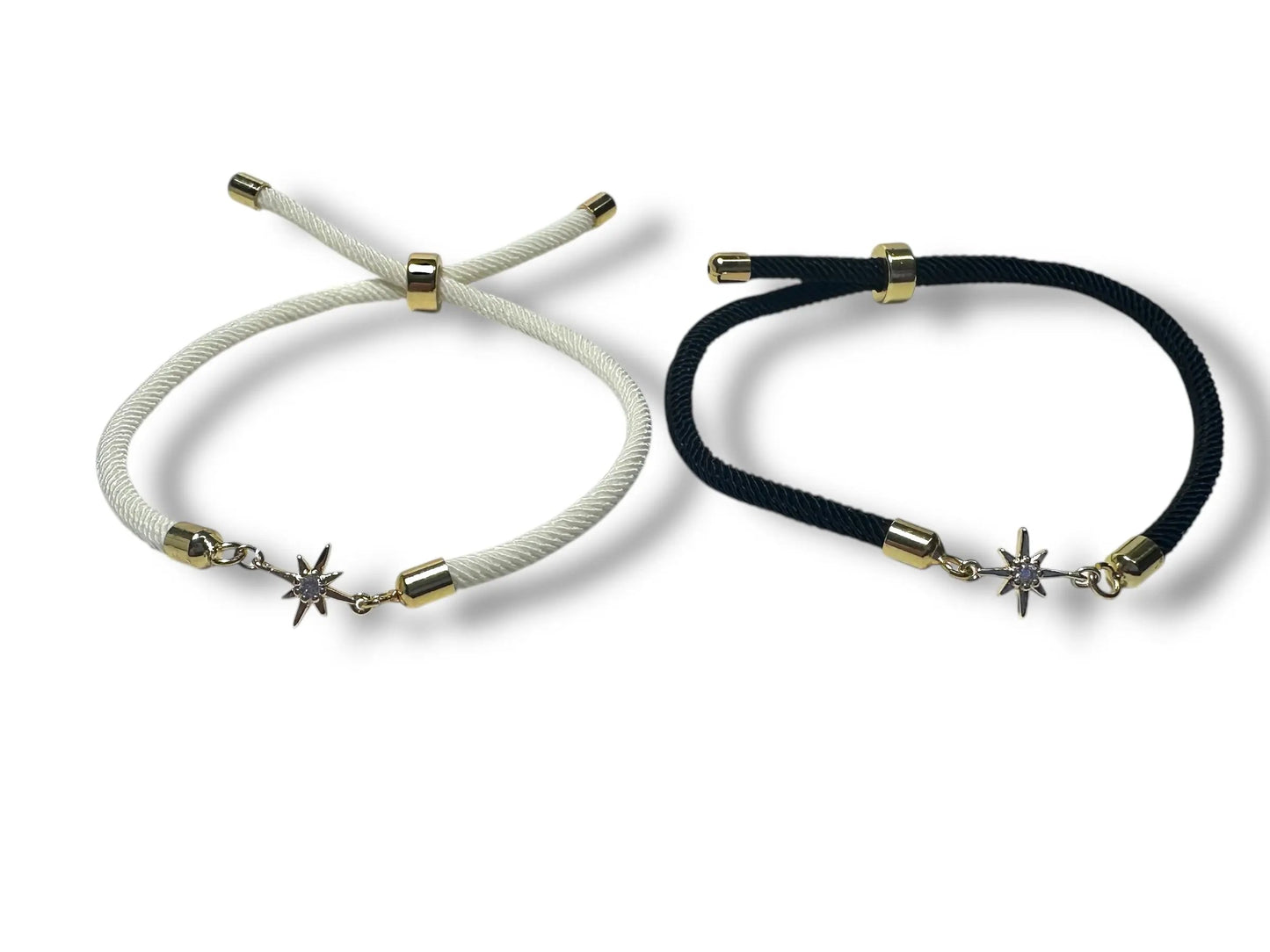 Star Charm Bracelet, Cord Bracelet* Janine Gerade