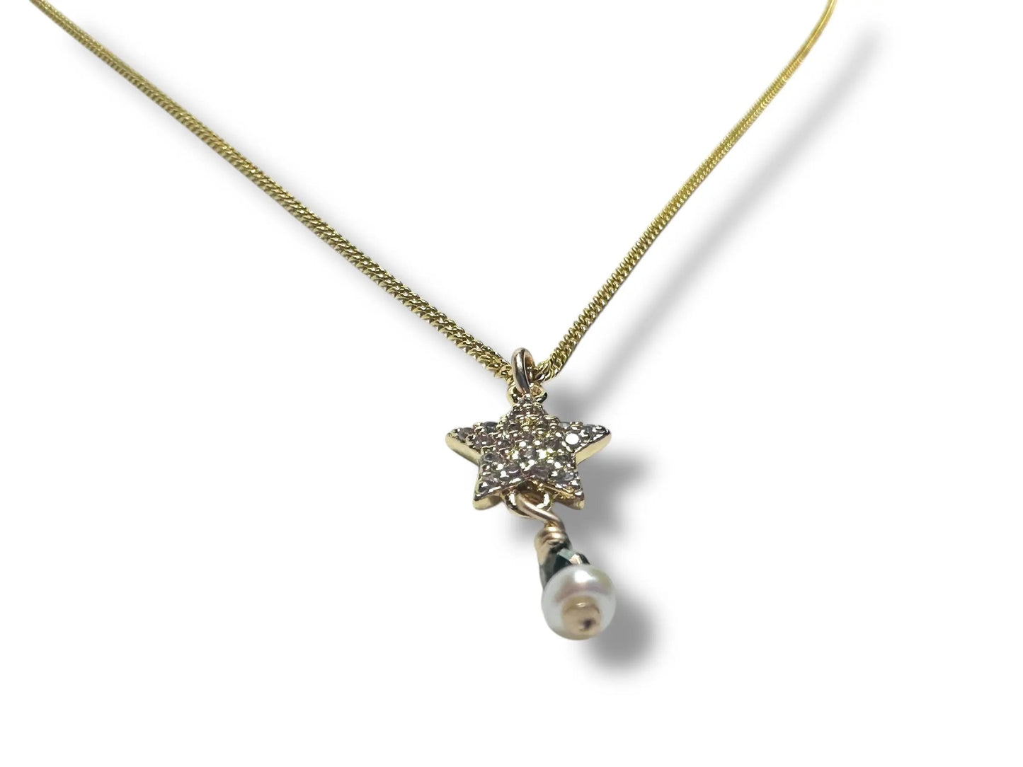 Star Necklace, Pave Star Necklace, Gold Star Necklace* Janine Gerade