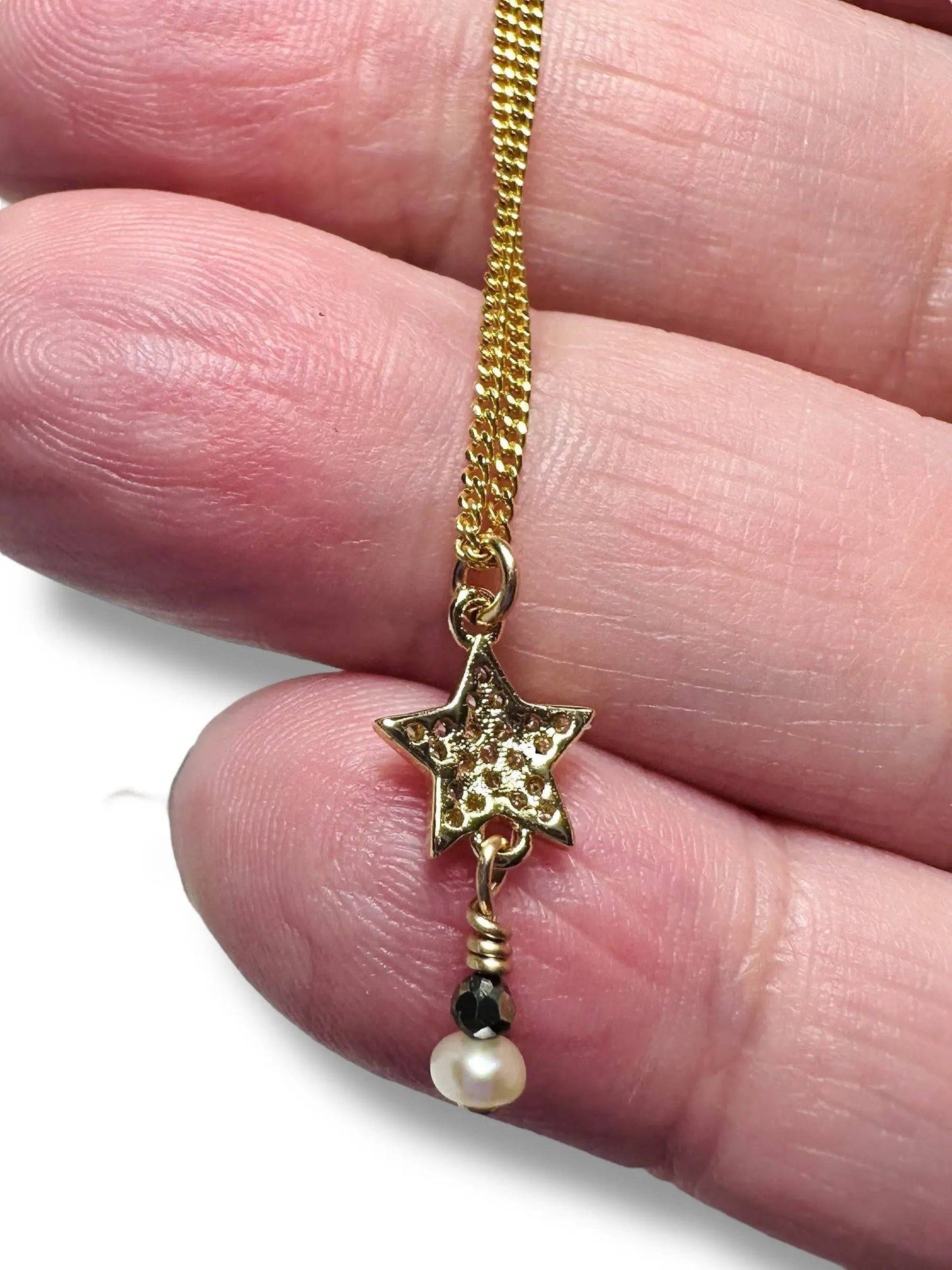 Star Necklace, Pave Star Necklace, Gold Star Necklace* Janine Gerade