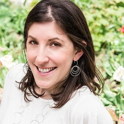 Sterling Silver Hammered Hoop Earrings | Handmade Jewelry - Uni-T