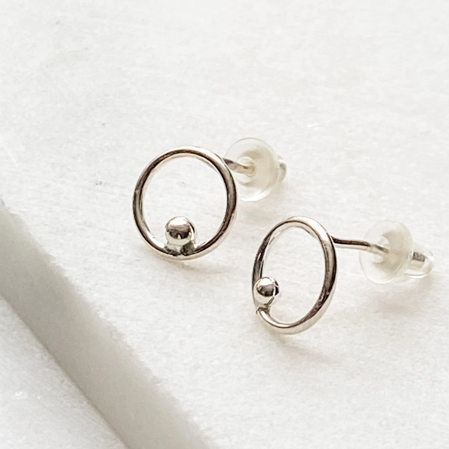 Sterling Silver Stud Earrings - Uni-T