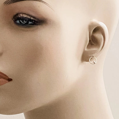 Sterling Silver Stud Earrings - Uni-T