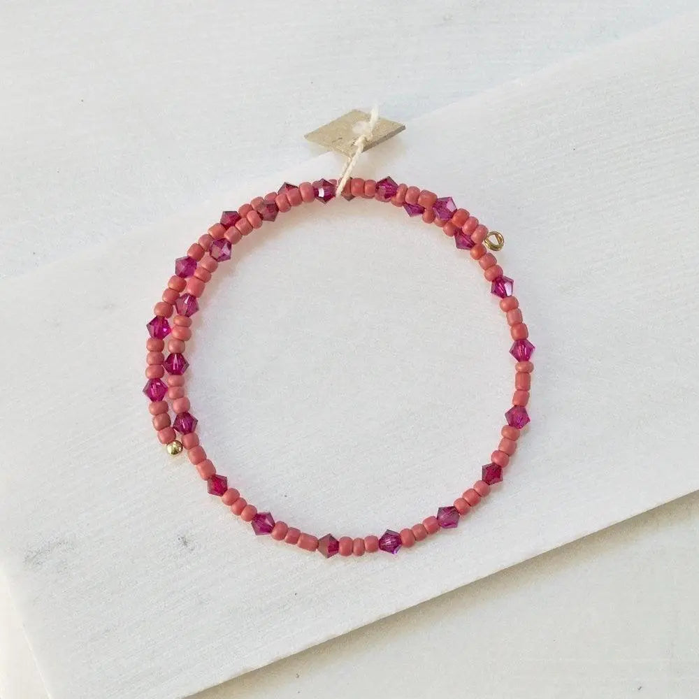 Stretch Beaded Bangle Bracelets, One Size Fits All - Uni-T