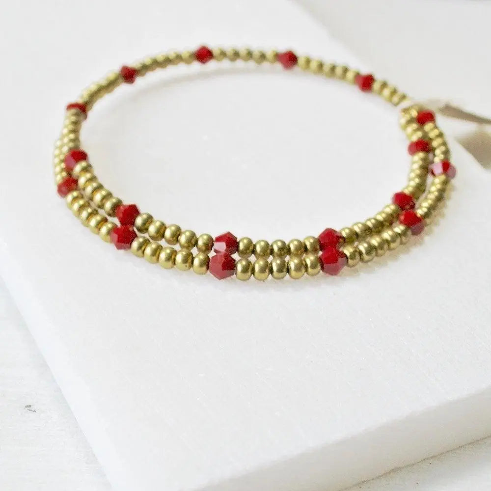 Stretch Beaded Bangle Bracelets, One Size Fits All - Uni-T