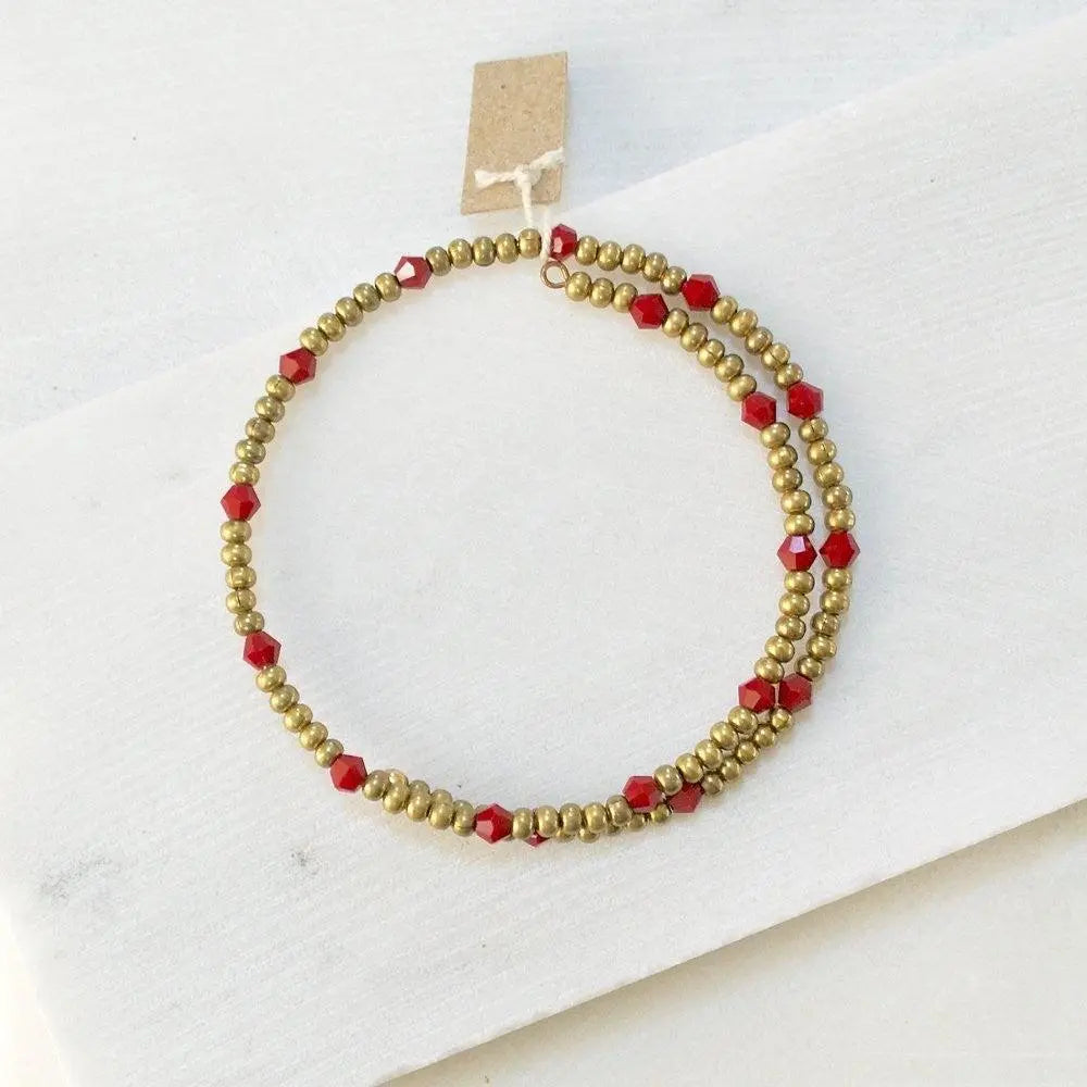 Stretch Beaded Bangle Bracelets, One Size Fits All - Uni-T