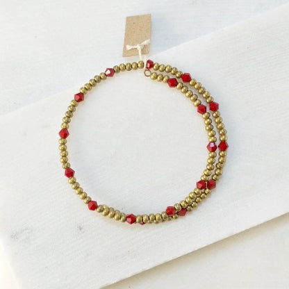 Stretch Beaded Bangle Bracelets, One Size Fits All - Uni-T