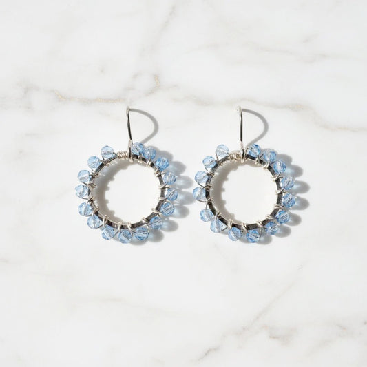 Gemstone Mini Hoops***