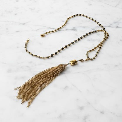 Long Tassel Removable Necklace***