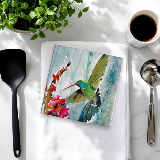 Hummingbird Trivet - 6"X6"