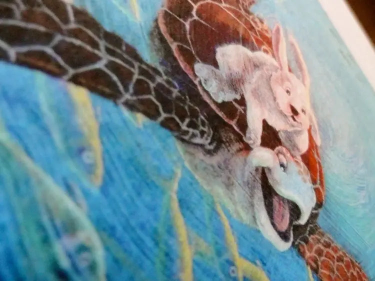 The Rabbit and the Turtle Giclee Print - Uni-T