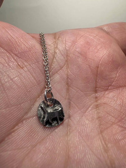 Tiny Kitty Necklace* Janine Gerade