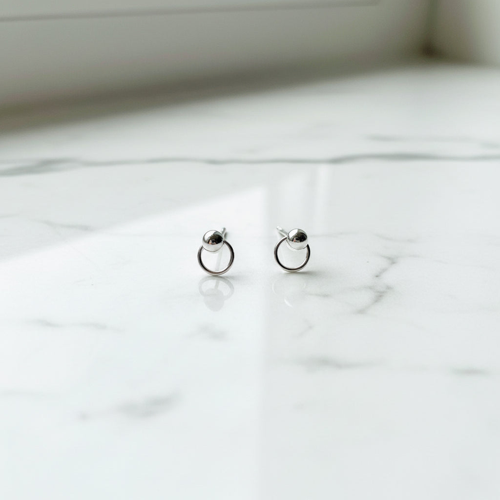 Tiny Loop Studs* Janine Gerade