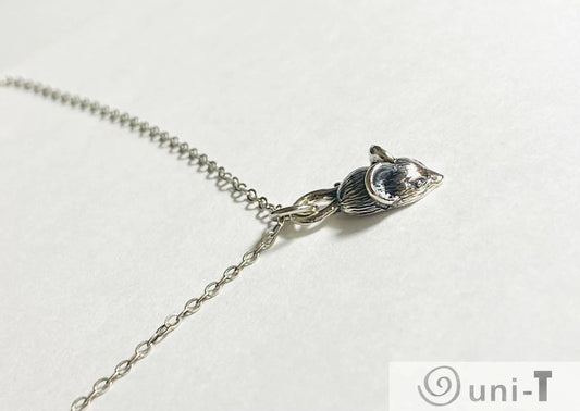 Tiny Mouse Necklace, Mice Necklace,Mouse, Sweet Mouse Necklace* Janine Gerade