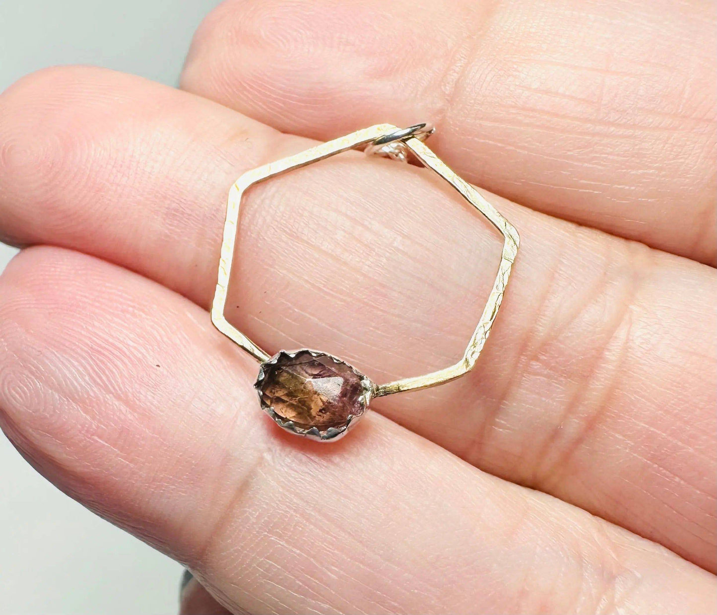 Tourmaline Hexagon Necklace/Gemstone Necklace* Janine Gerade