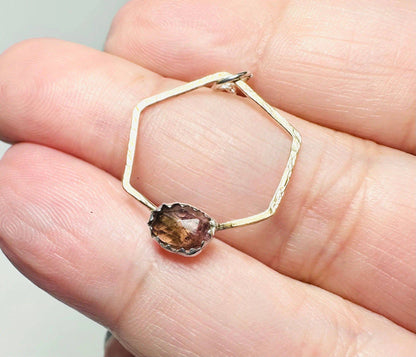 Tourmaline Hexagon Necklace/Gemstone Necklace* Janine Gerade