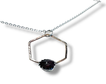 Tourmaline Hexagon Necklace/Gemstone Necklace* Janine Gerade