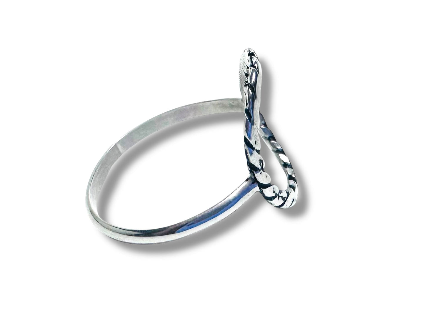 Twist Circle Ring /Family Ring/Texture Ring-*